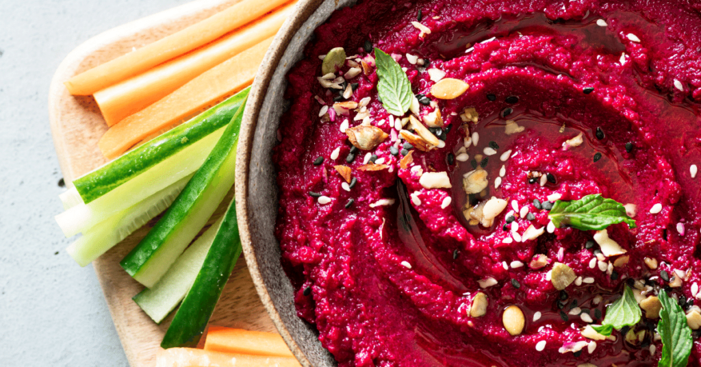 Roasted Beet and Carrot Hummus