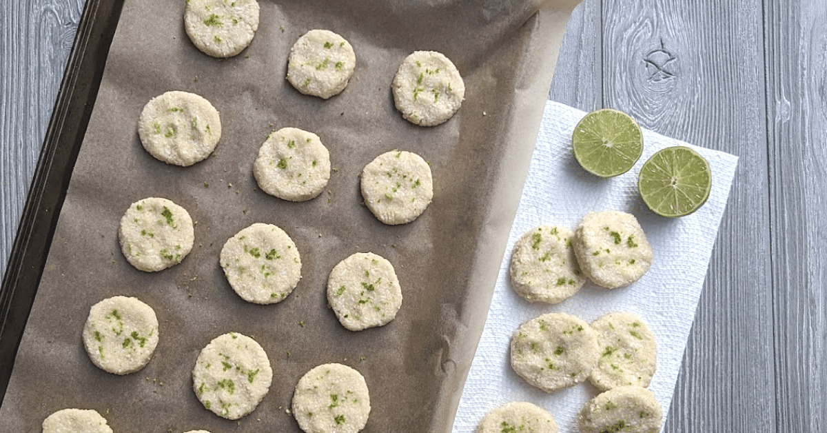Coconut Lime No Bake Cookies