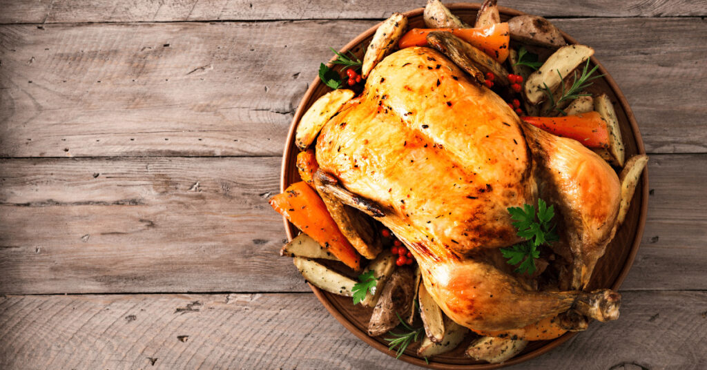 Garlic Thyme Roasted Chicken And Vegetables Farmacy Counter