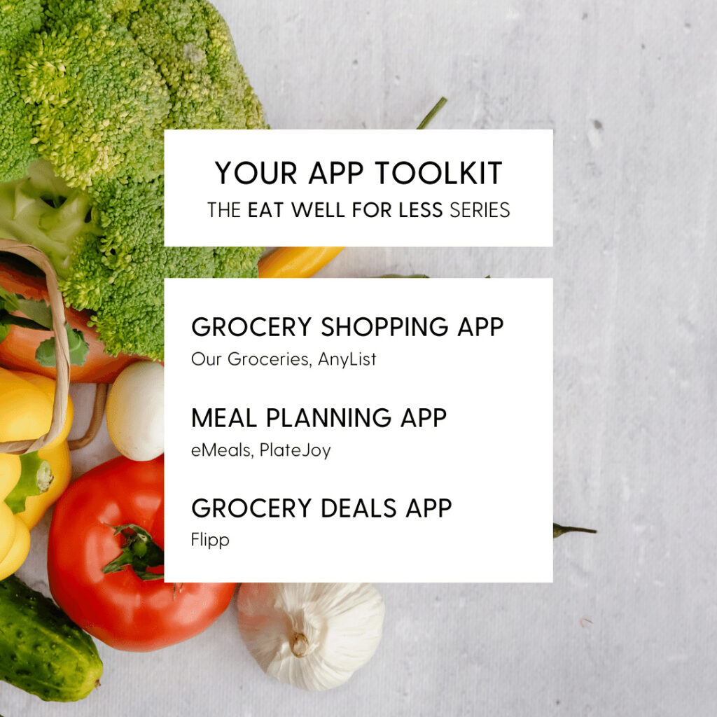 Apps eating well for less