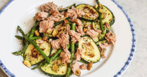 Grilled Vegetable Salad With Tuna