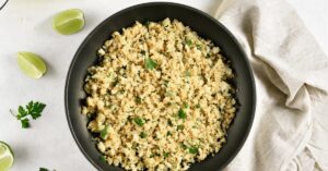Cauliflower Lime Rice