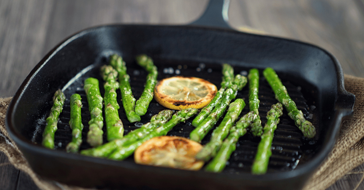 Grilled Asparagus with Lemon Thyme Dressing