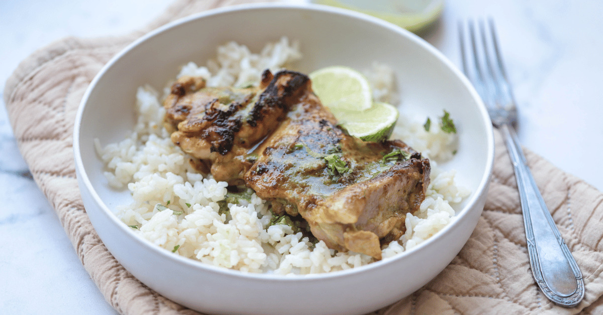 Coconut & Lime Chicken Thighs