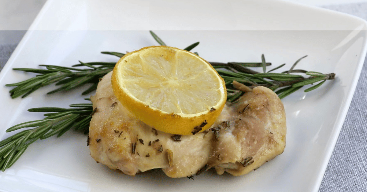 Rosemary Lemon Chicken Thighs - Farmacy Counter