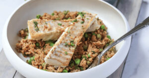 Fish with Chinese-Style Rice Bowl