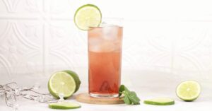 Tart Cherry and Lime Mocktail