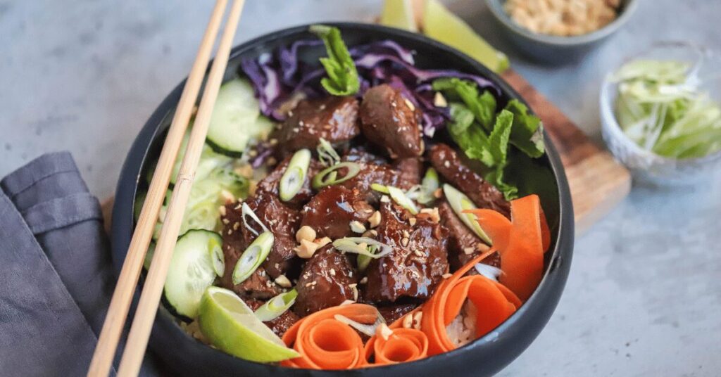 Vietnamese Beef Rice Bowl