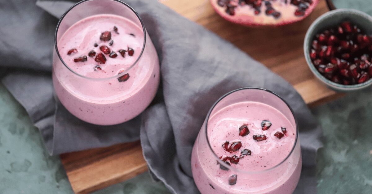 Pomegranate Chia Seed Smoothie