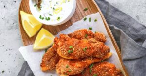 Baked Chicken with Lemon-Chive Sauce