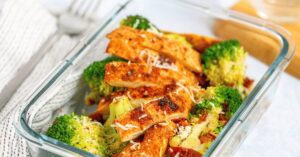 Meal-Prep Broccoli Salad with Chicken