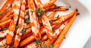 Festive Spiced Carrots with Tahini Drizzle