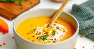 Pumpkin & Red Lentil Soup