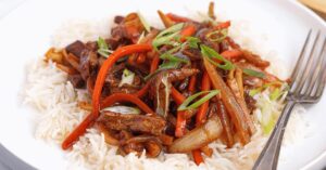 Beef & Broccoli Stem Stir-Fry