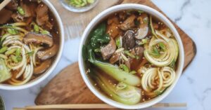 Chinese Beef Zoodle Soup