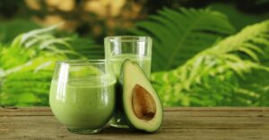 Savory Avocado Green Protein Smoothie