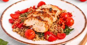 Mediterranean Chicken & Quinoa Bowl
