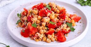Smash Chickpea Salad