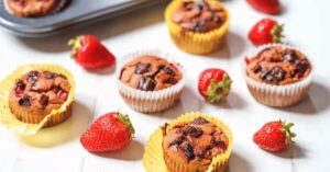 Strawberry Protein Muffins