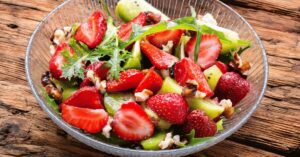 Strawberry Kiwi Green Salad