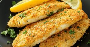 Gluten-Free Almond Flour Fish Sticks
