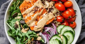 Power Salmon Quinoa Bowl