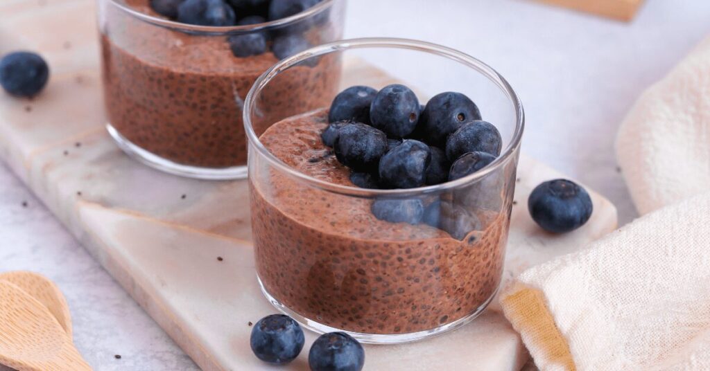 Chocolate Chia Flax Seed Pudding