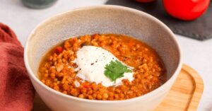 Maraq Misis (Red Lentil Soup)
