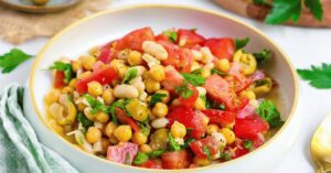 Chickpea Tomato Salad