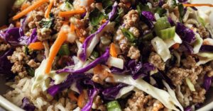 Deconstructed Egg Roll Bowl