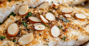Garlic-Herb Tilapia with Almonds