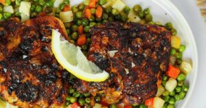 Sheet Pan Chicken with Peas & Carrots