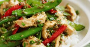 Snap Pea & Chicken Stir-Fry