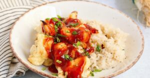 Sweet & Sour Cauliflower Bites