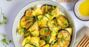 Grilled Zucchini Salad