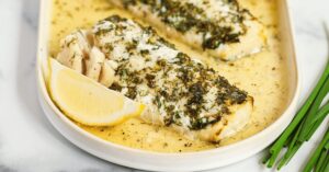 Herby Baked Cod