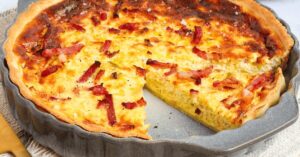 Leek & Bacon Quiche