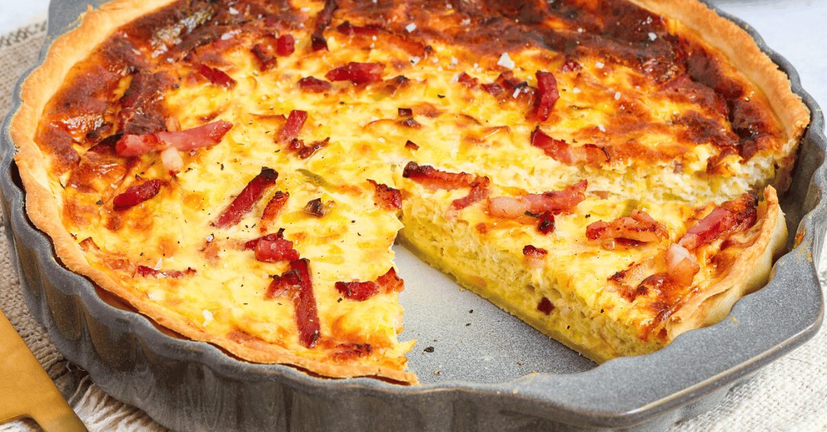 Leek & Bacon Quiche