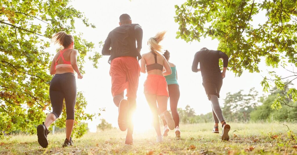 walking - jogging- group
