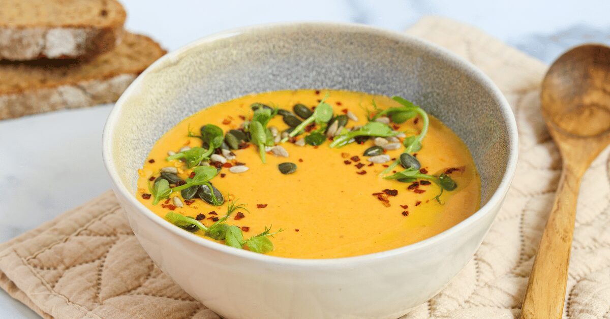 Creamy Squash Chili Soup