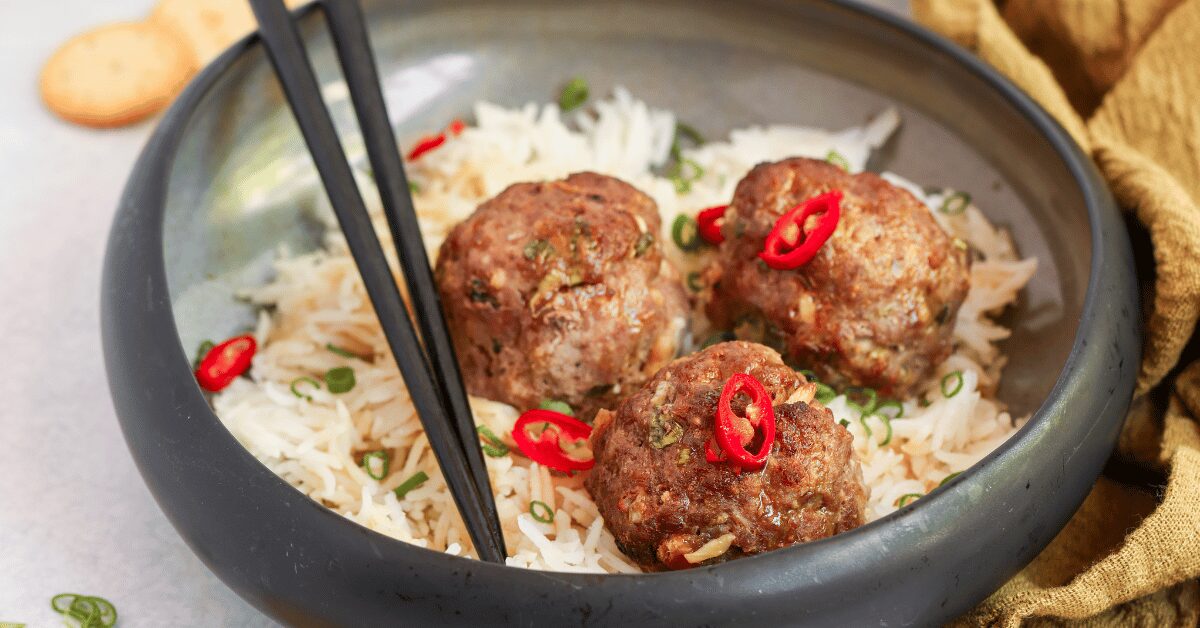 Korean BBQ Meatballs