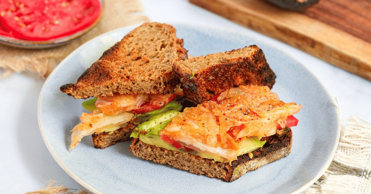 Kimchi & Avocado Toast