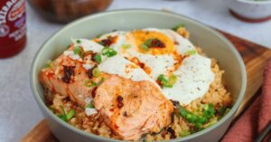 One Pot Rice & Salmon