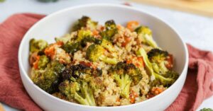 Lemon Quinoa with Roasted Veggies