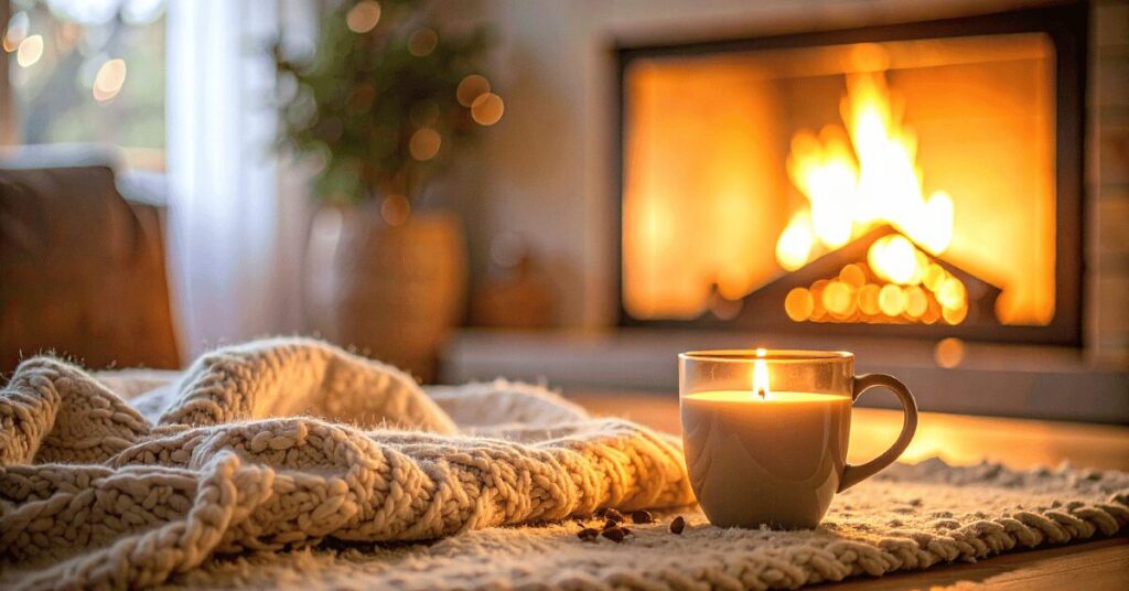 Relax - Fireplace- Candle