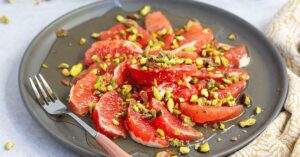 Pistachio Crunch Grapefruit Salad