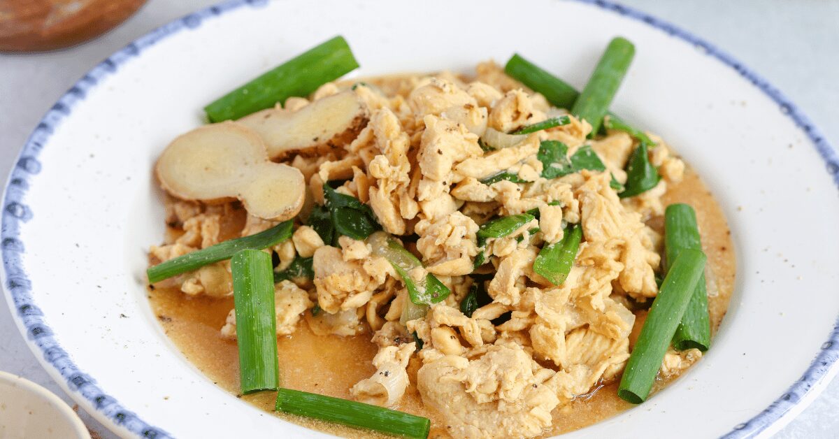 Ginger & Spring Onion Chicken Stir Fry