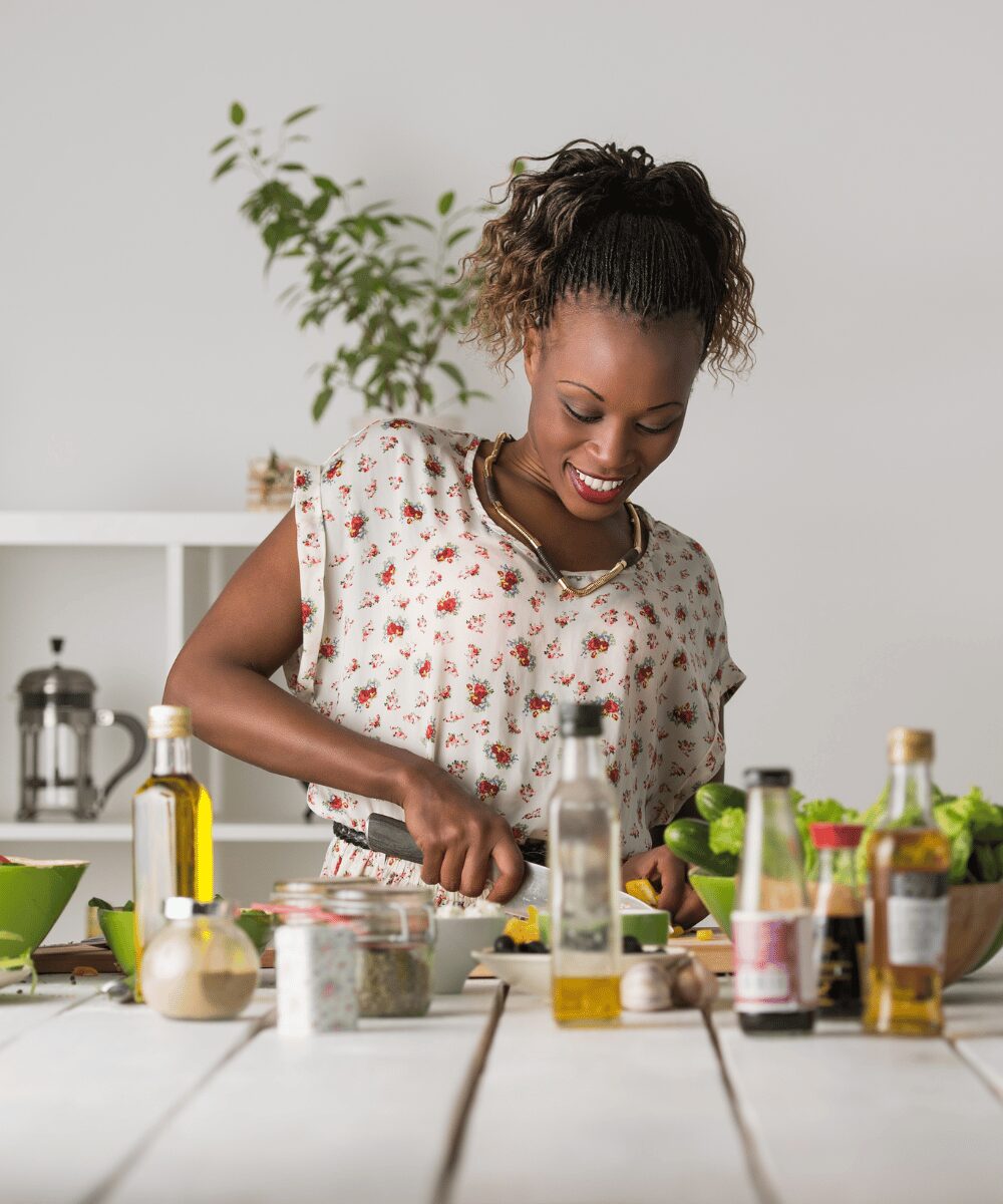 Woman Cooking