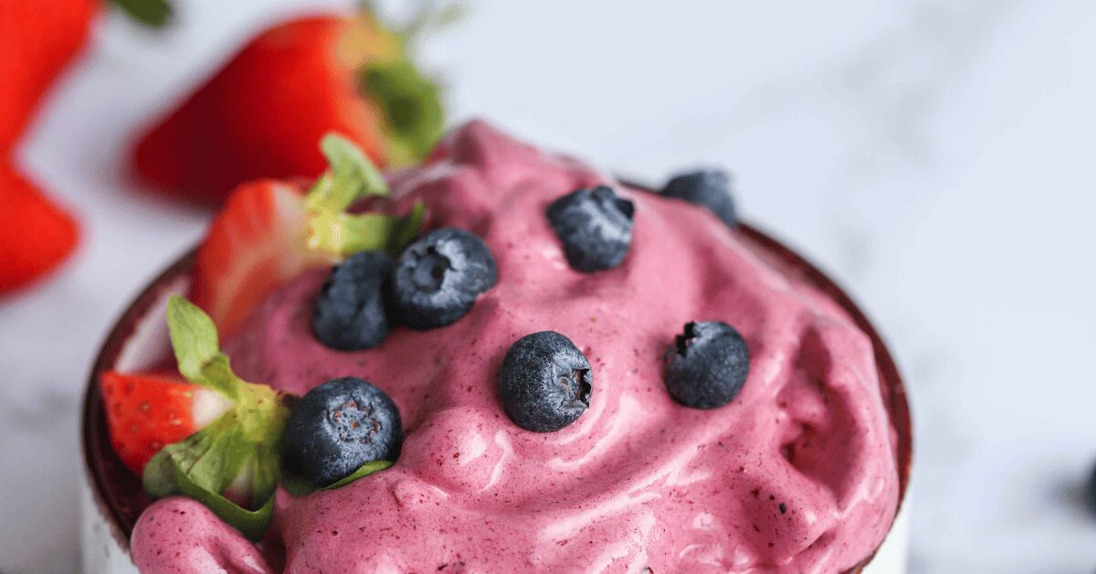 Berry Protein Mousse Bowl