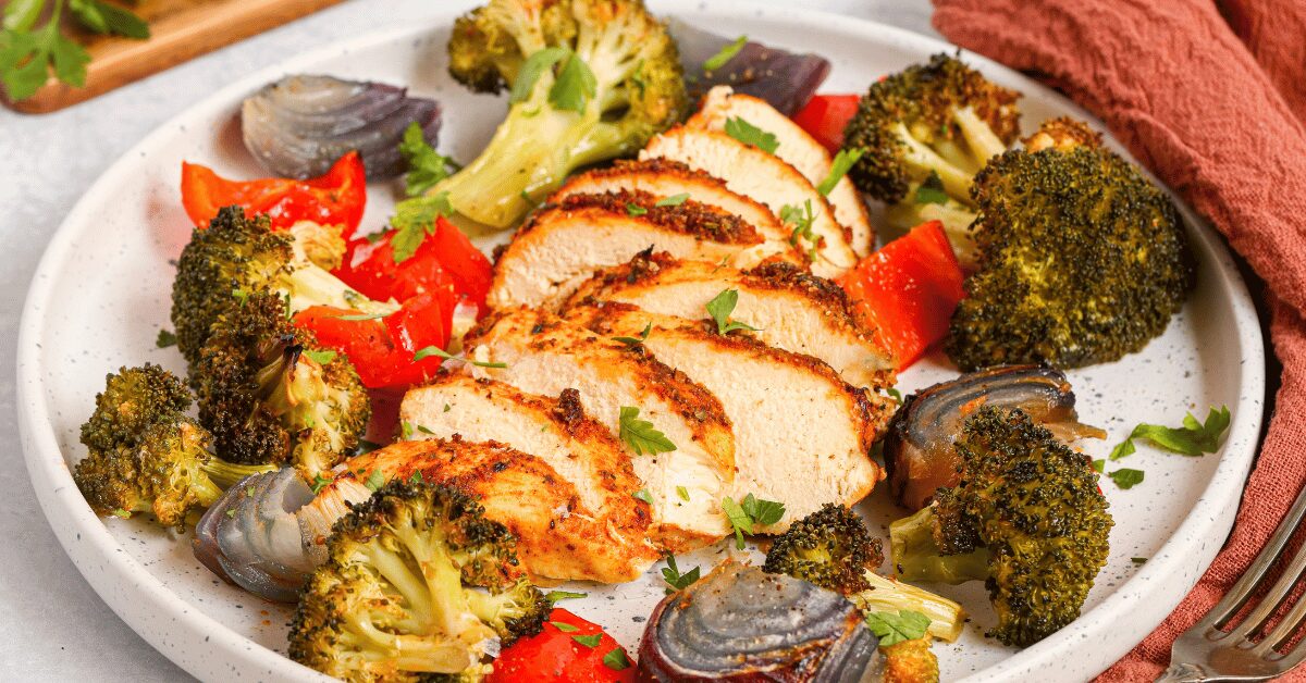 Sheet Pan Chicken & Vegetable Bake